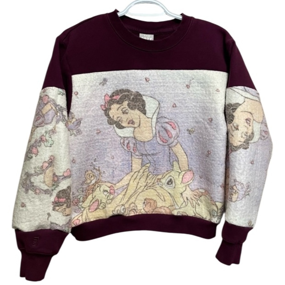 TNA x Disney’s Snow White 80s Reworked Upcycled Sweatshirt
